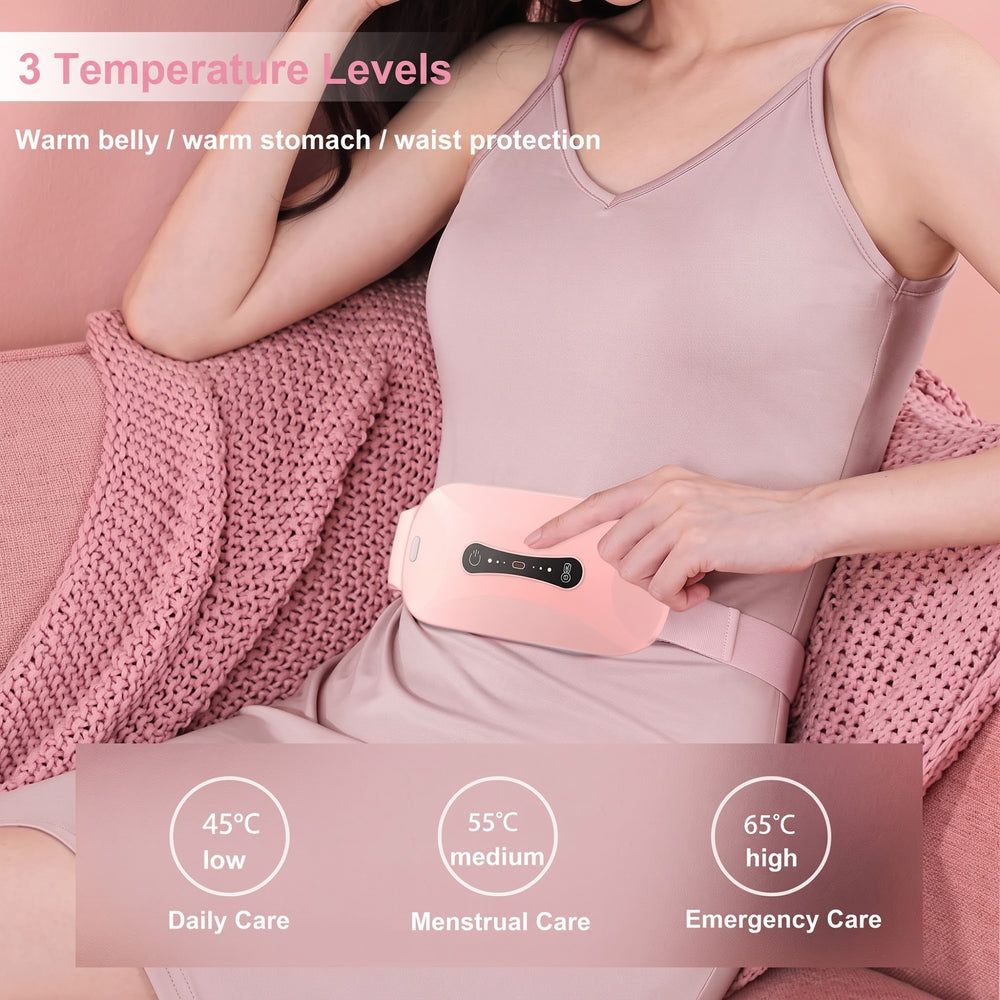 Three temperature levels for daily, period and intense cramp days